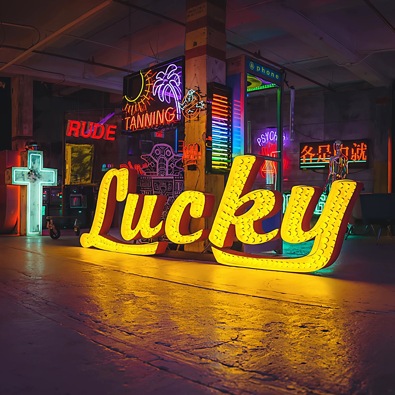 Vintage Bulb Decorative Letter Signs