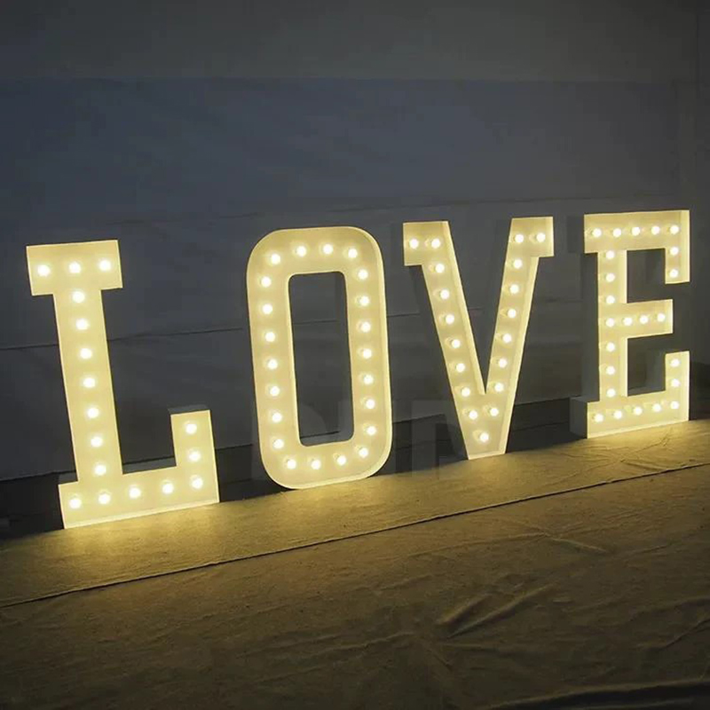 Vintage Bulb Decorative Letter Signs
