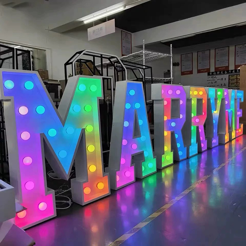 Vintage Bulb Decorative Letter Signs