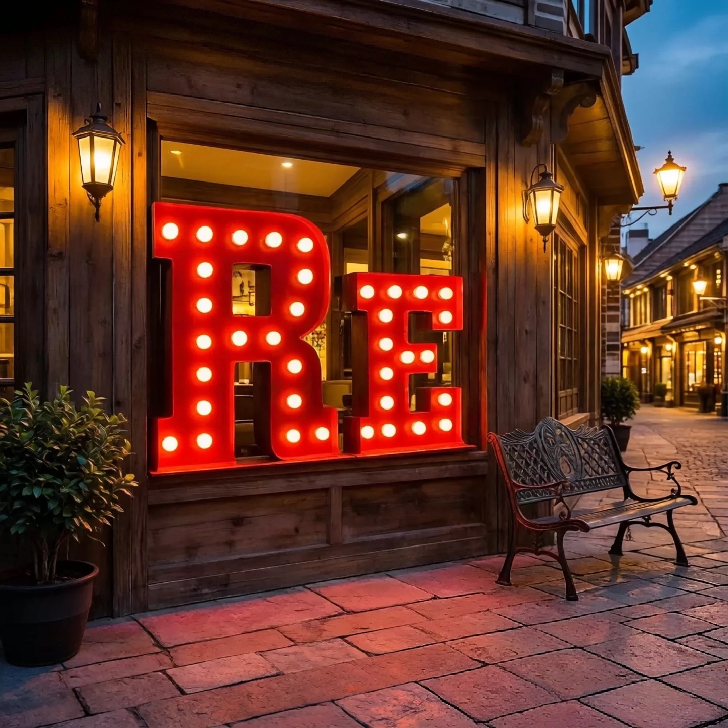 Vintage Bulb Decorative Letter Signs