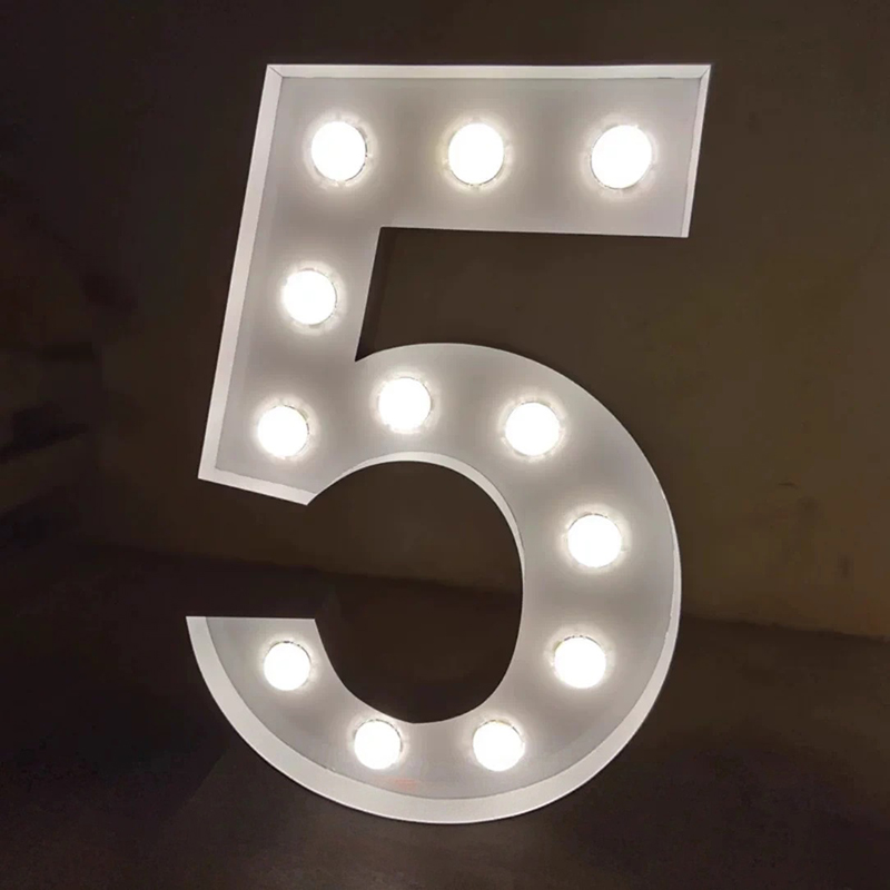 Vintage Bulb Decorative Letter Signs