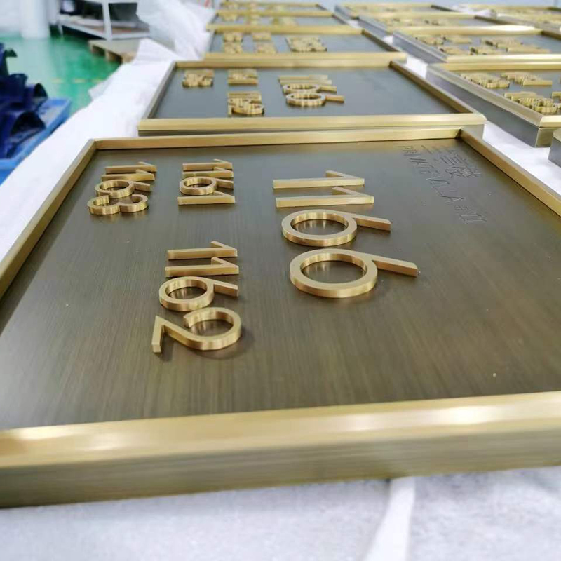 Metal Precision Logo Signs