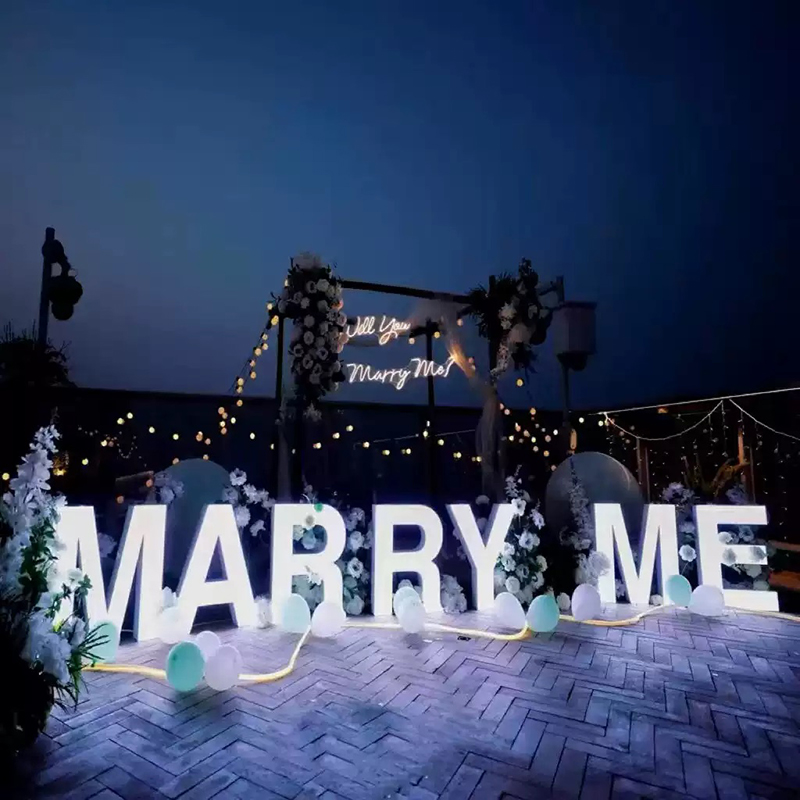Outdoor 3D Landscape Letters